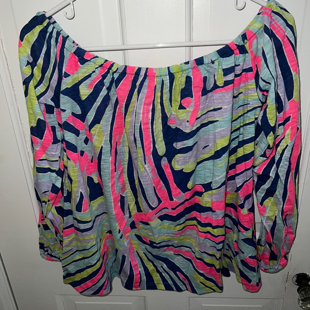 Small off the Shoulder Lilly Pulitzer top